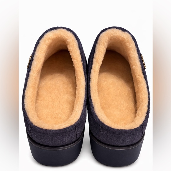 NWOT-Bearpaw Shearling Lined Platform Clog Slippers-Size 9 - Picture 3 of 6